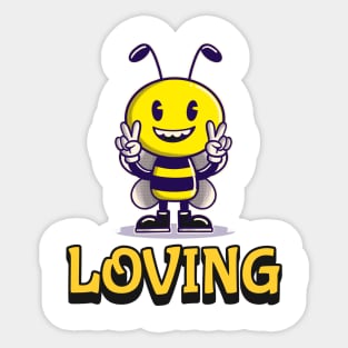 Bee Loving Sticker